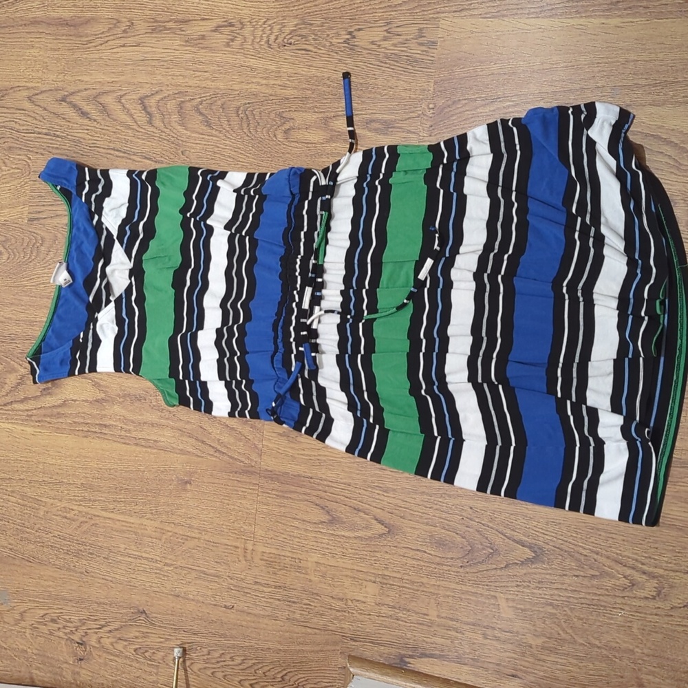 Merona striped summer dress, medium